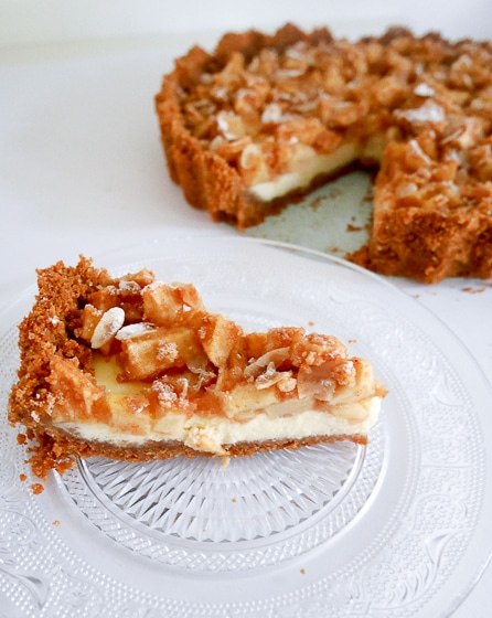 Appel- kaneel cheesecake | Foodaholic.nl