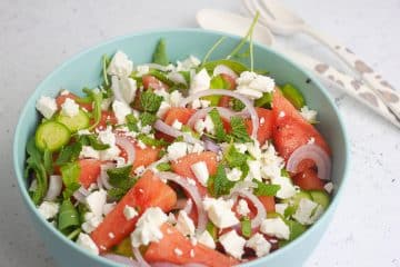 watermeloen feta salade | Foodaholic.nl