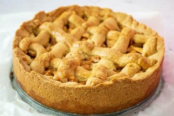 Appeltaart met een boterkoek bodem | Foodaholic.nl