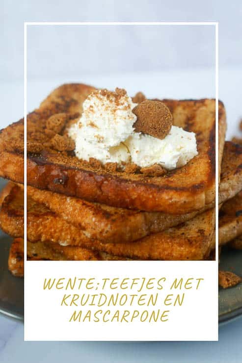 Wentelteefjes met kruidnoten en mascarpone | Foodaholic.nl