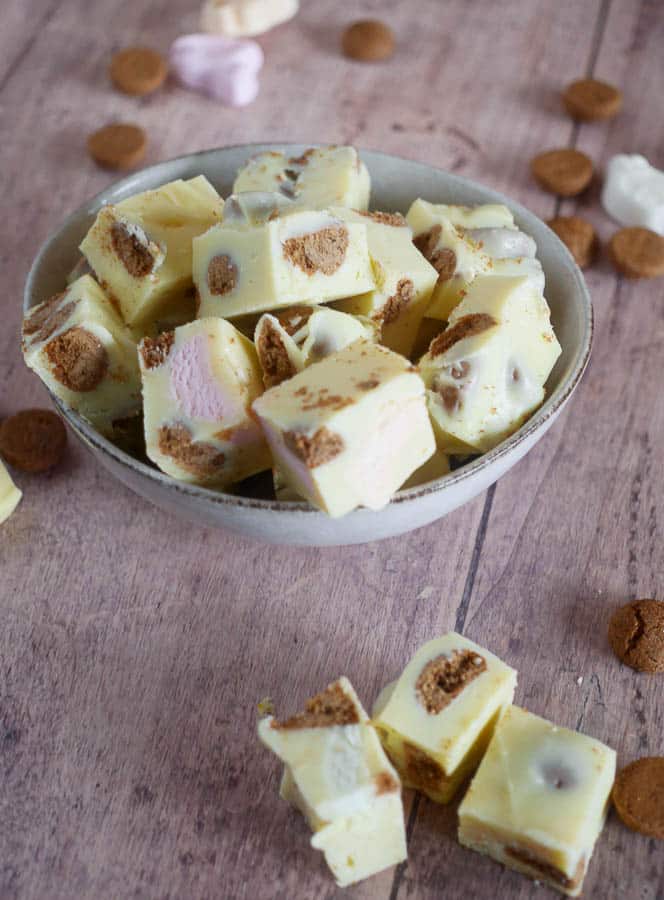 Witte chocolade Sinterklaas fudge | Foodaholic.nl